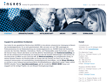 Tablet Screenshot of ingres.ch